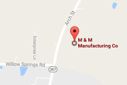 M & M Manufacturing Map - Little Rock, Texas