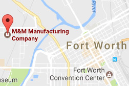 M & M Manufacturing Map - Fort Worth, Texas