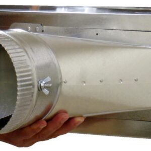 Adh Takeoff - Sq to Rd w/ Damper Offset Base