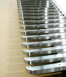 Flat Curved Counter Trim - Stainless Steel