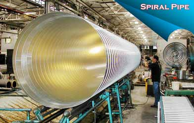 Stock G90 Round Spiral Pipe