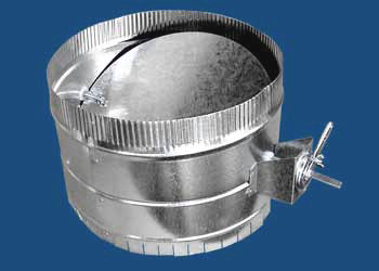 #500D Metal Starting Collar With Damper M and M Manufacturing