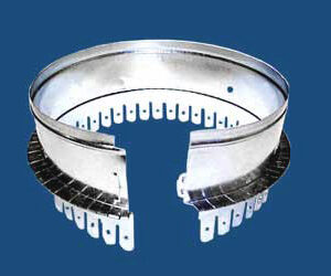 #508 Metal Starting Collar With Holes For 1" Or 1½" Ductboard