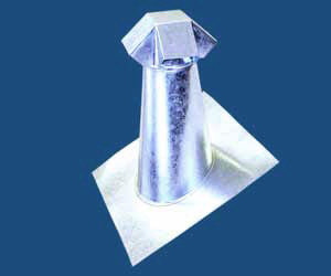 Tapered Steep Roof Jack with Vent Cap
