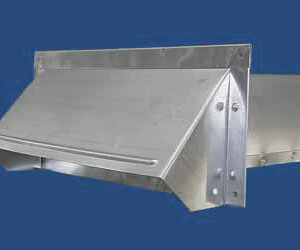 10" X 3¼" Aluminum Wall Vent With Damper