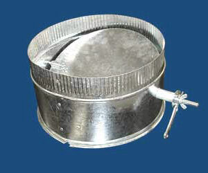 Commercial SMACNA Gauge Metal Spin-In Starting Collars