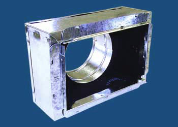 #641R6 Register Box 4" Tall With Snap-Rail Flange