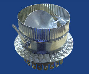 #507D Metal Starting Collar With Damper For 1" Or 1½" Ductboard