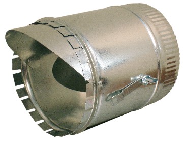 Takeoff - Round Metal w/Scoop/Damper